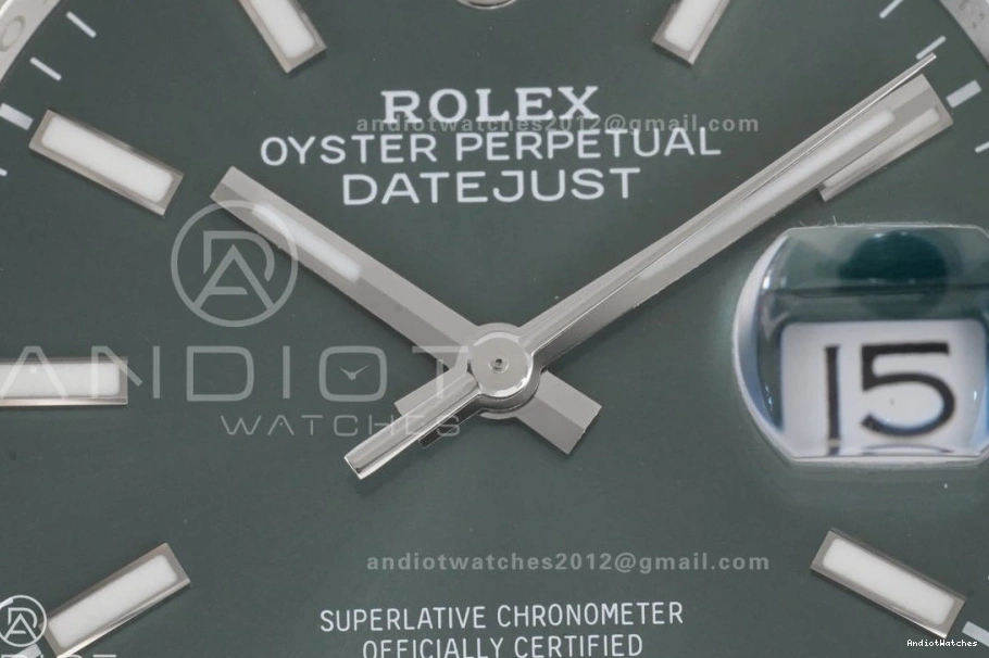 126234 1:1 SH Bracelet Steel 904L Best 564 Green Soft Stick 36 Dial on DateJust Jubilee Edition Clean 1005